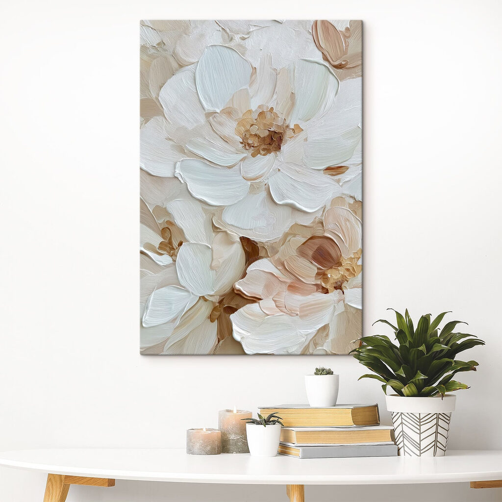 Delicate petals in soft colors