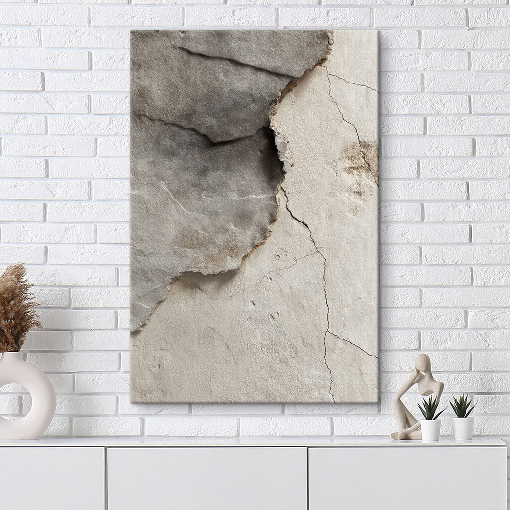 Peeling layers of aged surface