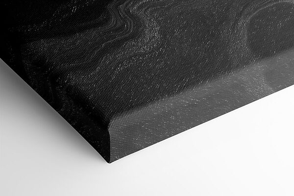 Black and white swirly surface