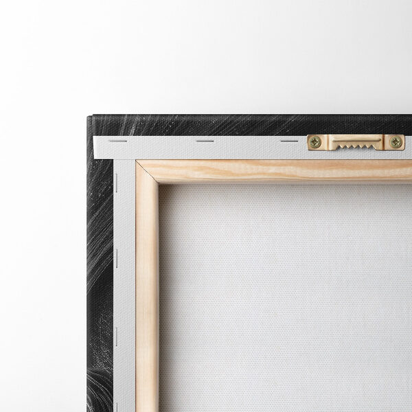 Black and white swirly surface
