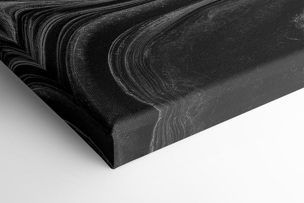 Black and white swirly pattern