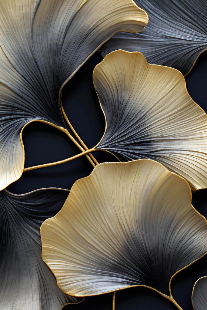 Elegant leaves with subtle details