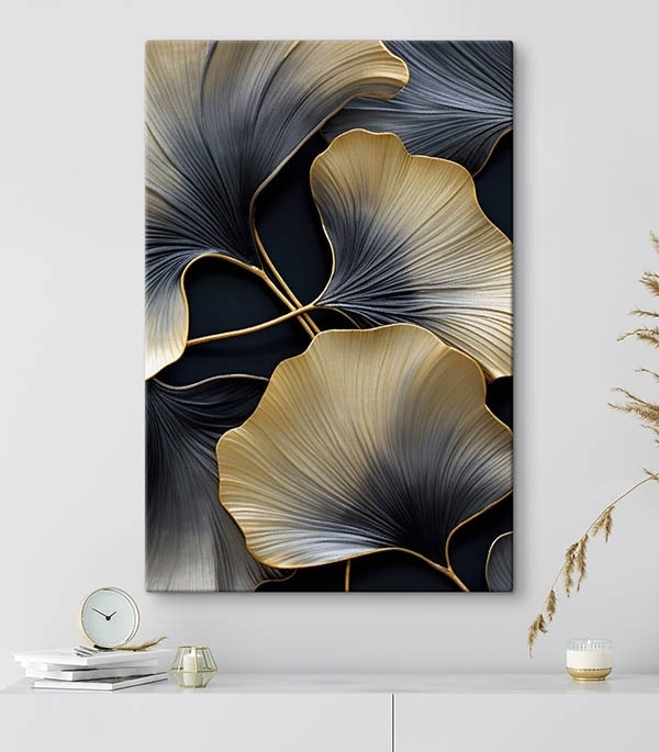 Elegant leaves with subtle details