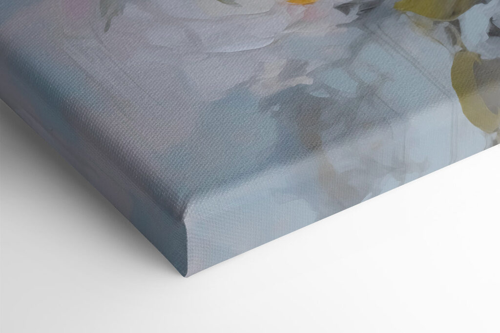 Painting of white flowers