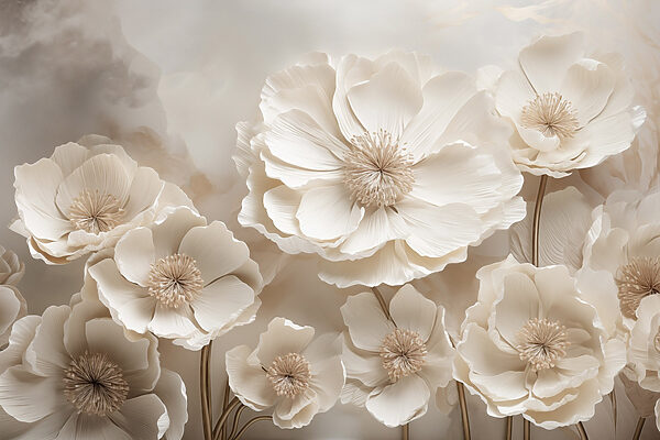 Group of white flowers