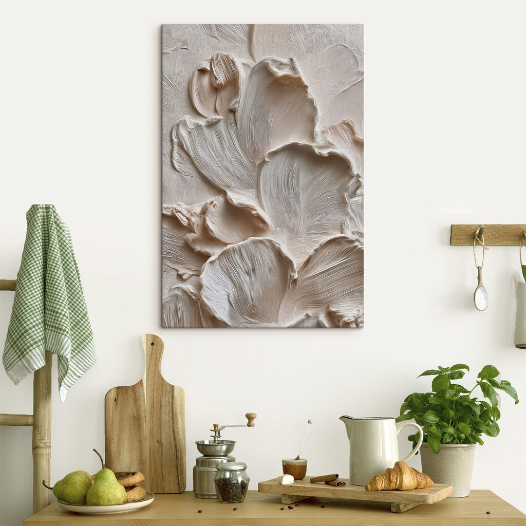Delicate petals in soft, creamy tones