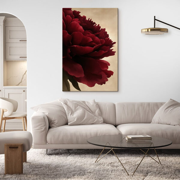 Quadri Quadri Fiore rosso vivace in piena fioritura (COD: s48134)
