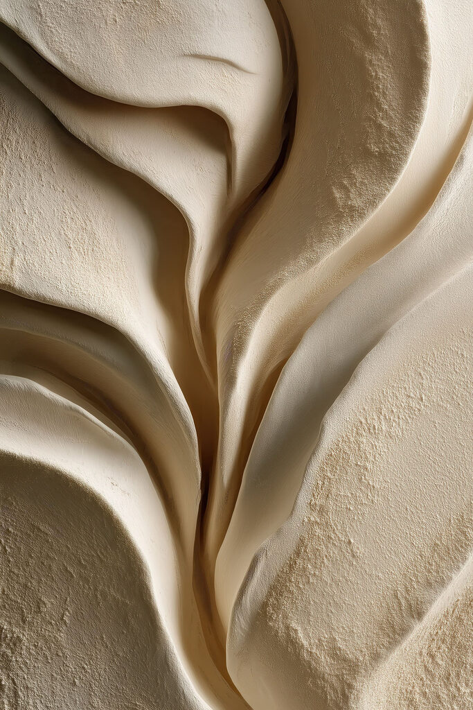 Waves of smooth, flowing form Waves of smooth, flowing form