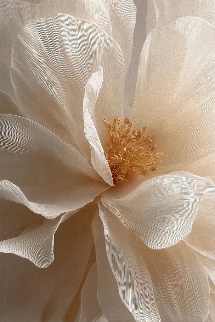 Delicate petals in soft hues