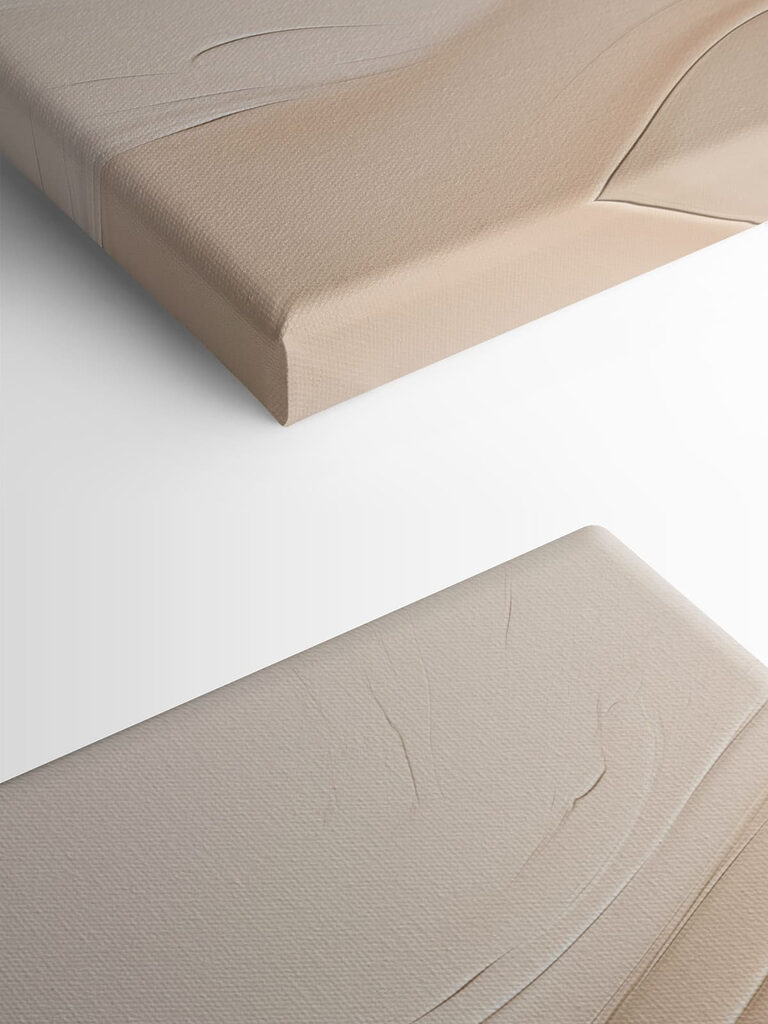 White and tan wavy lines White and tan wavy lines