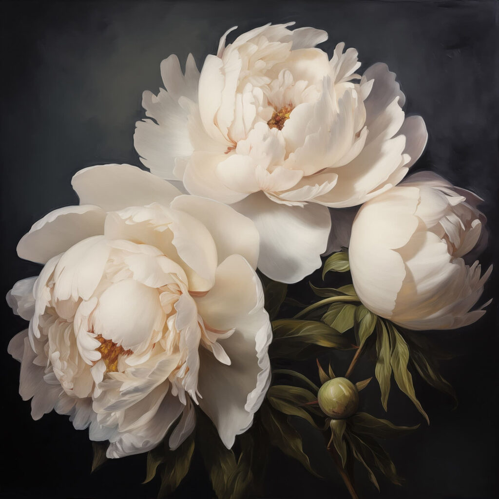 Delicate blooms in soft hues Delicate blooms in soft hues