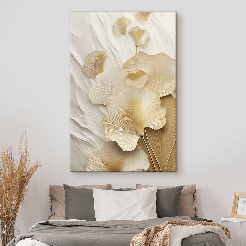 Delicate floral patterns in soft tones Delicate floral patterns in soft tones