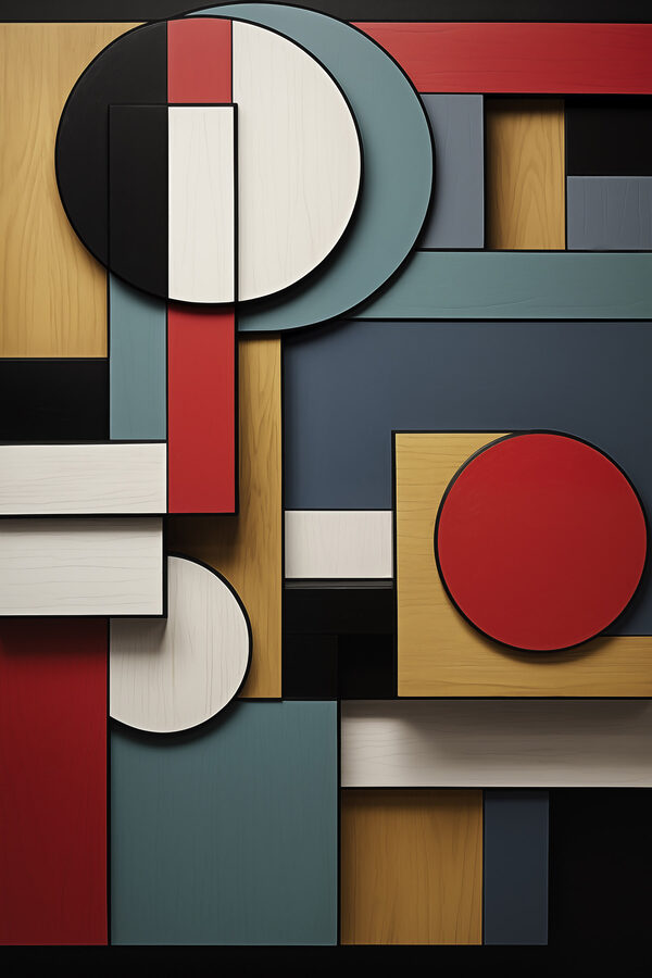 Colorful geometrical design