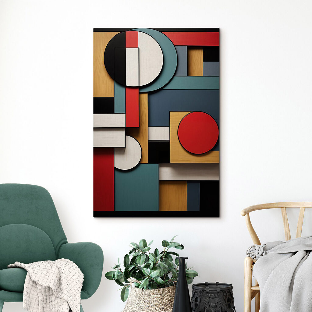 Colorful geometrical design