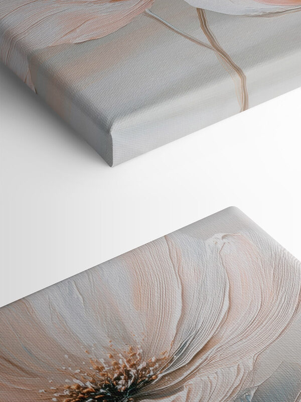 Delicate blooms in soft pastel hues