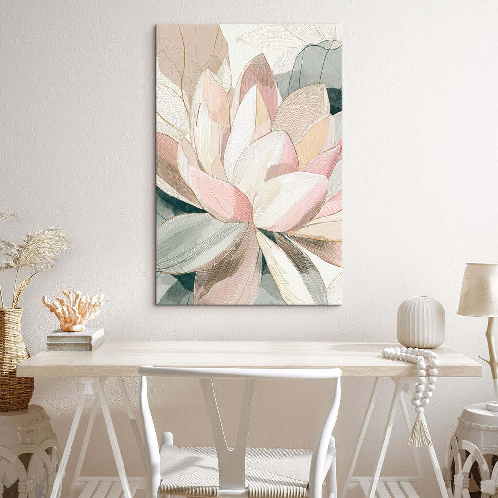 Delicate petals in soft hues
