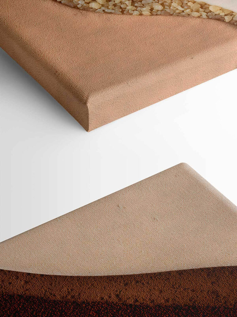 - Layers of rich coffee textures - Layers of rich coffee textures