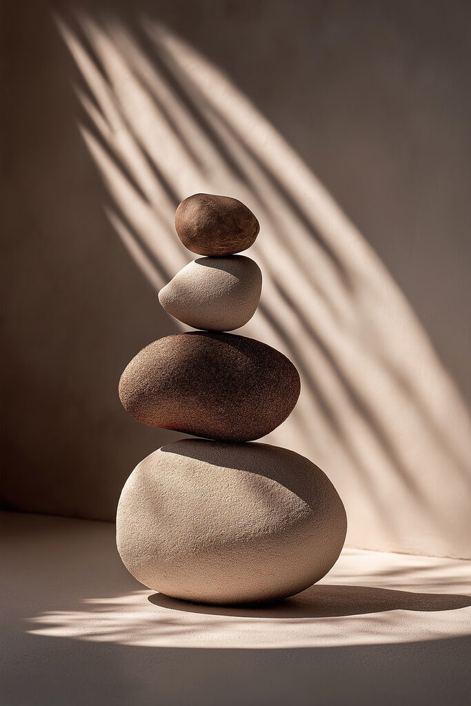 Stack of rocks in a pile Stack of rocks in a pile