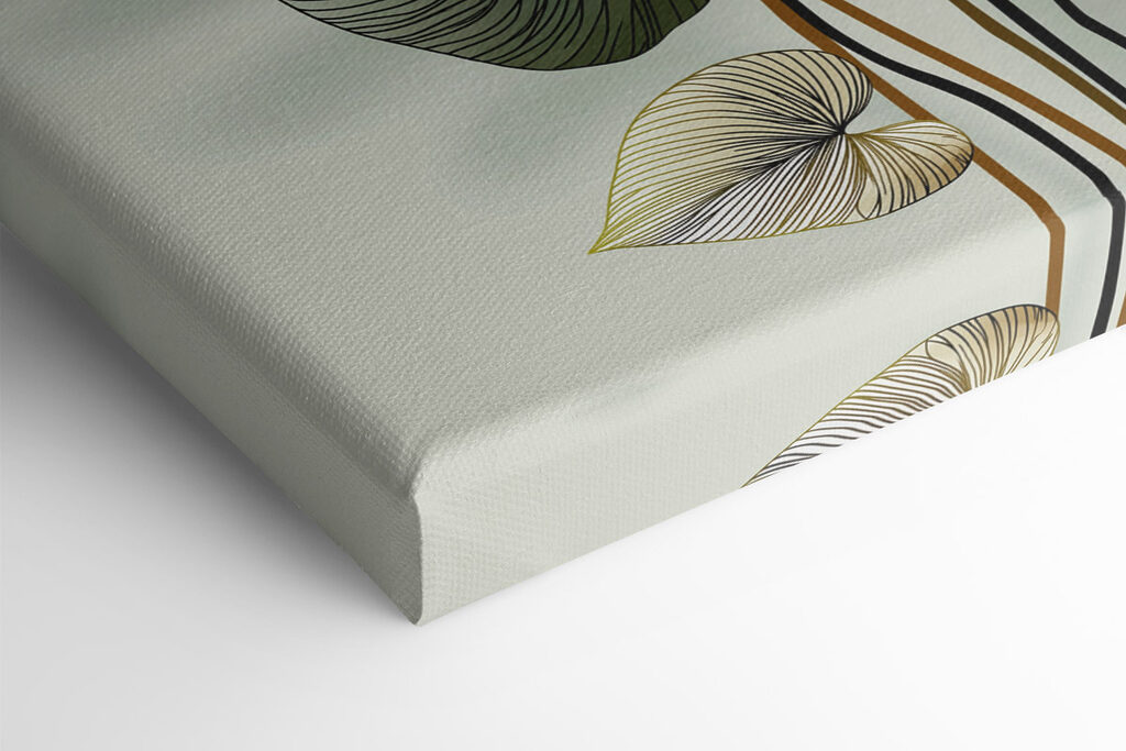 Ethereal leaves against a soft backdrop