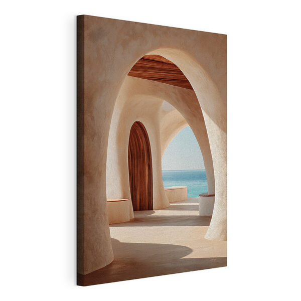 Quadri Edificio con vista sull'oceano