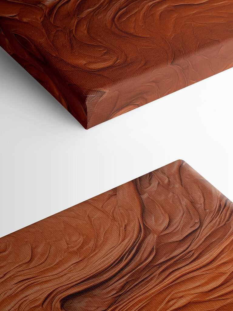 Flowing textures in warm tones