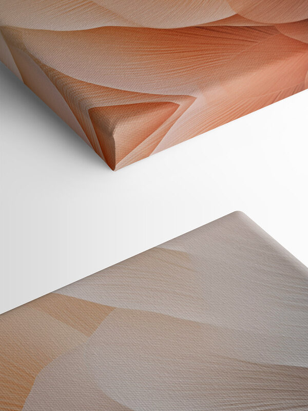 Soft hues blend in gentle waves