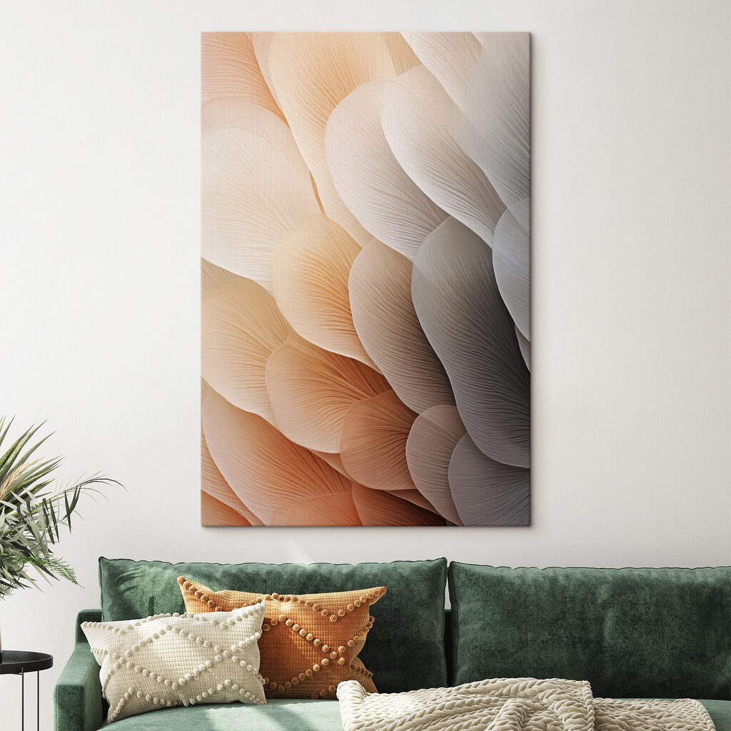 Soft hues blend in gentle waves