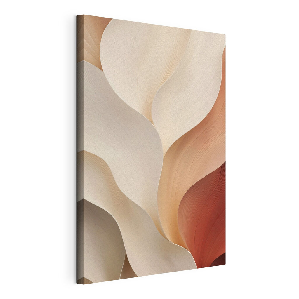 Mellow waves in soft hues