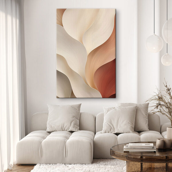 Mellow waves in soft hues
