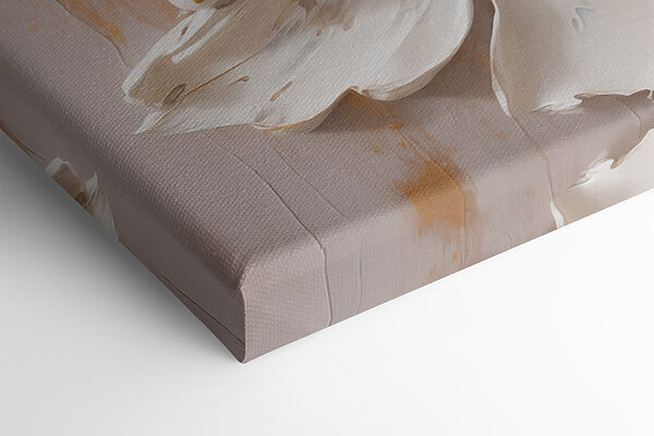 - Elegant blooms in soft, muted tones