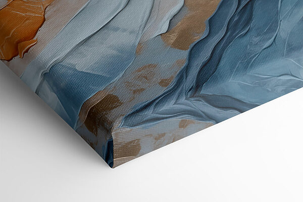 Creative abstract art in soft colors