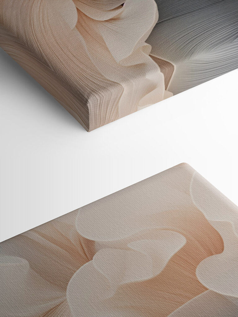 Soft petals in flowing waves