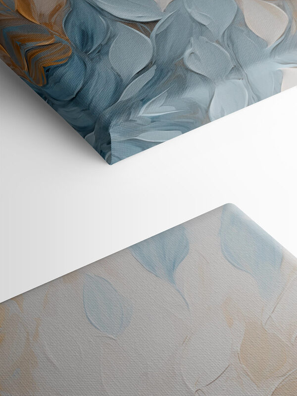 Gentle hues in flowing patterns