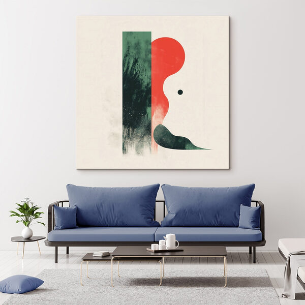 Quadri Arte astratta in rosso e verde (COD: s48888) Quadri Quadri Arte astratta in rosso e verde (COD: s48888)
