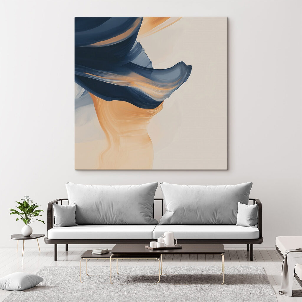Flowing colors in soft harmony Flowing colors in soft harmony