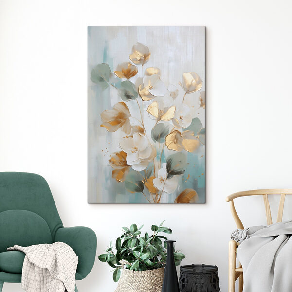 Quadri Dipinto raffigurante dei fiori su sfondo bianco (COD: s49399) Quadri Quadri Dipinto raffigurante dei fiori su sfondo bianco (COD: s49399)