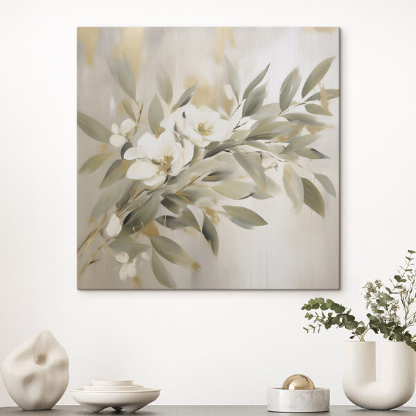 Quadri Dipinto di fiori e foglie (COD: s49394) Quadri Quadri Dipinto di fiori e foglie (COD: s49394)