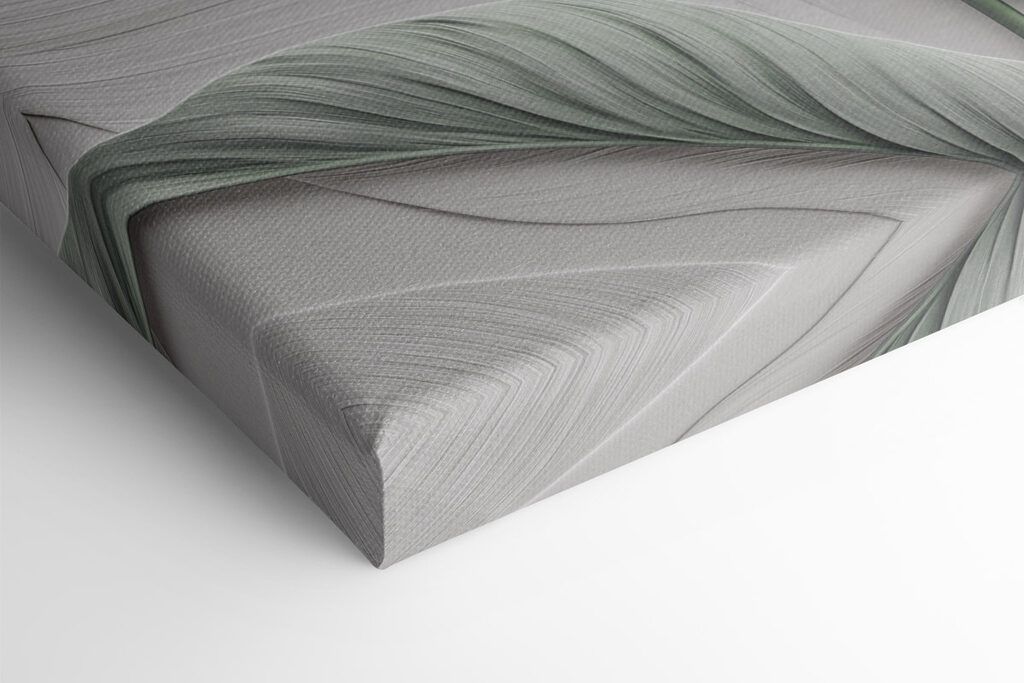 Soft leaves on a gentle background