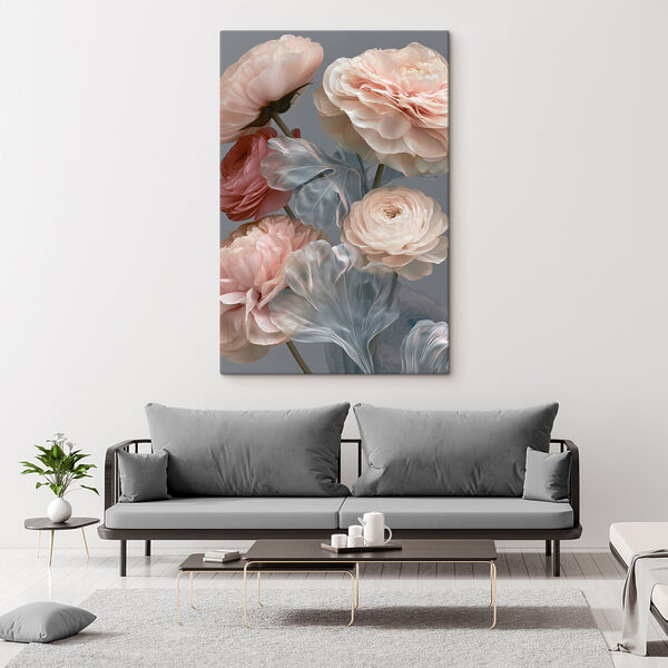 Delicate petals in soft hues