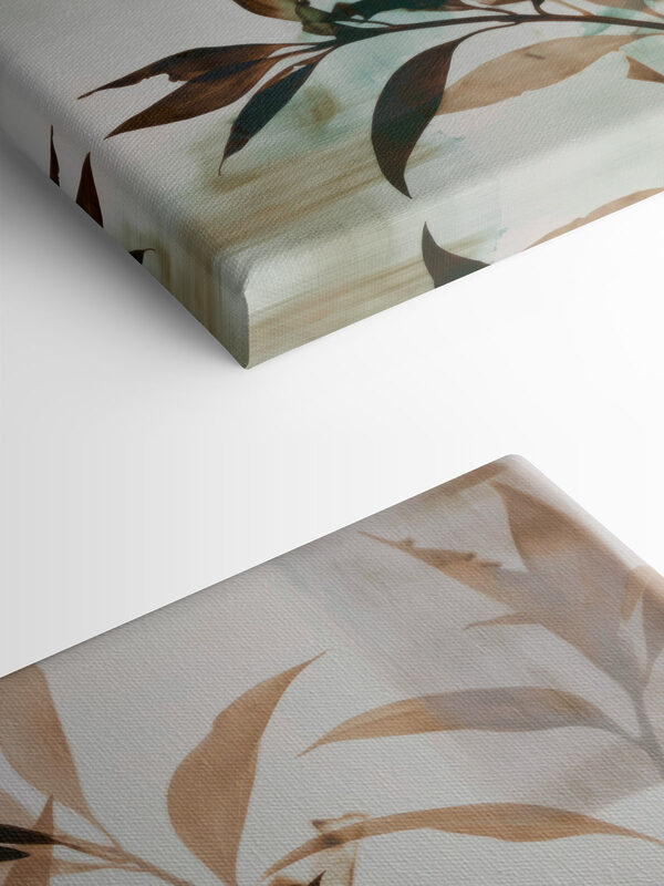 Natural elegance displayed in soft tones