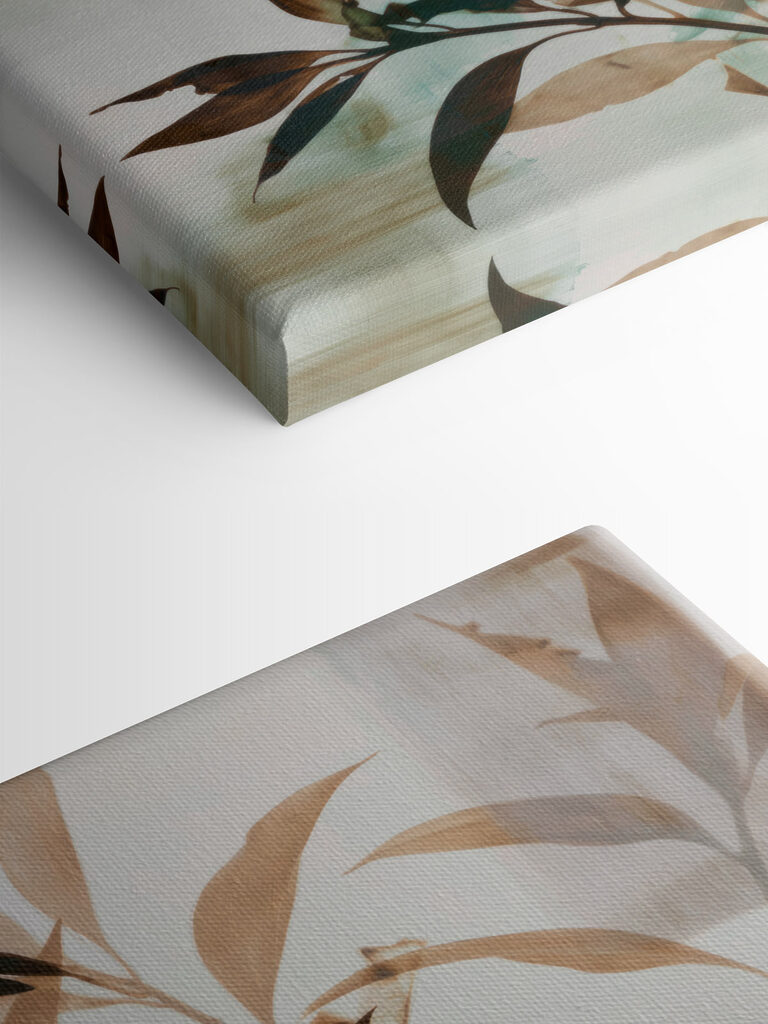 Natural elegance displayed in soft tones