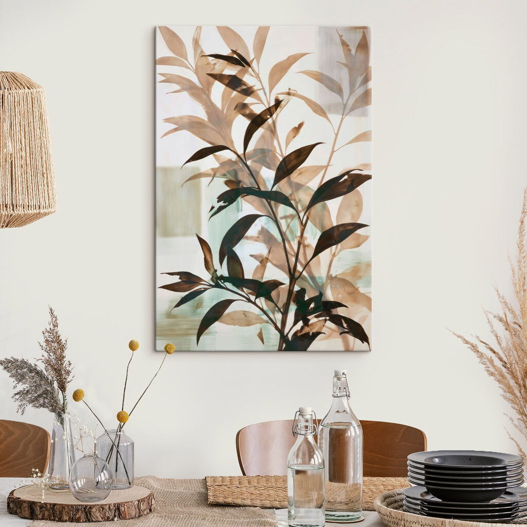 Natural elegance displayed in soft tones