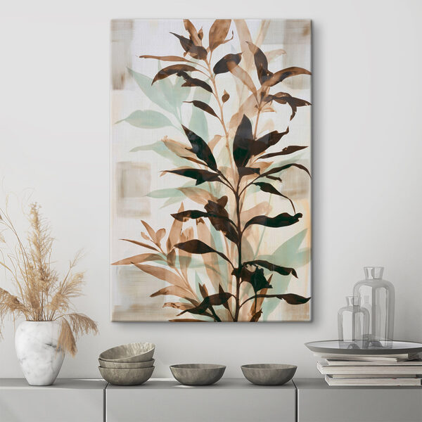Plant with leaves on it