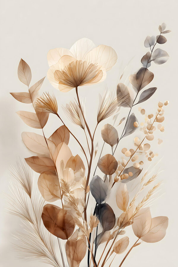 Delicate nature-inspired floral arrangement Delicate nature-inspired floral arrangement