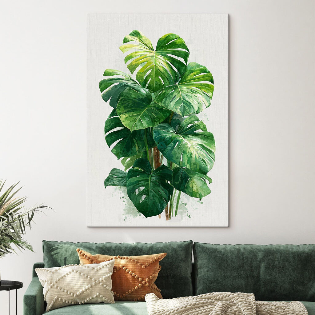 Large green plant with large leaves