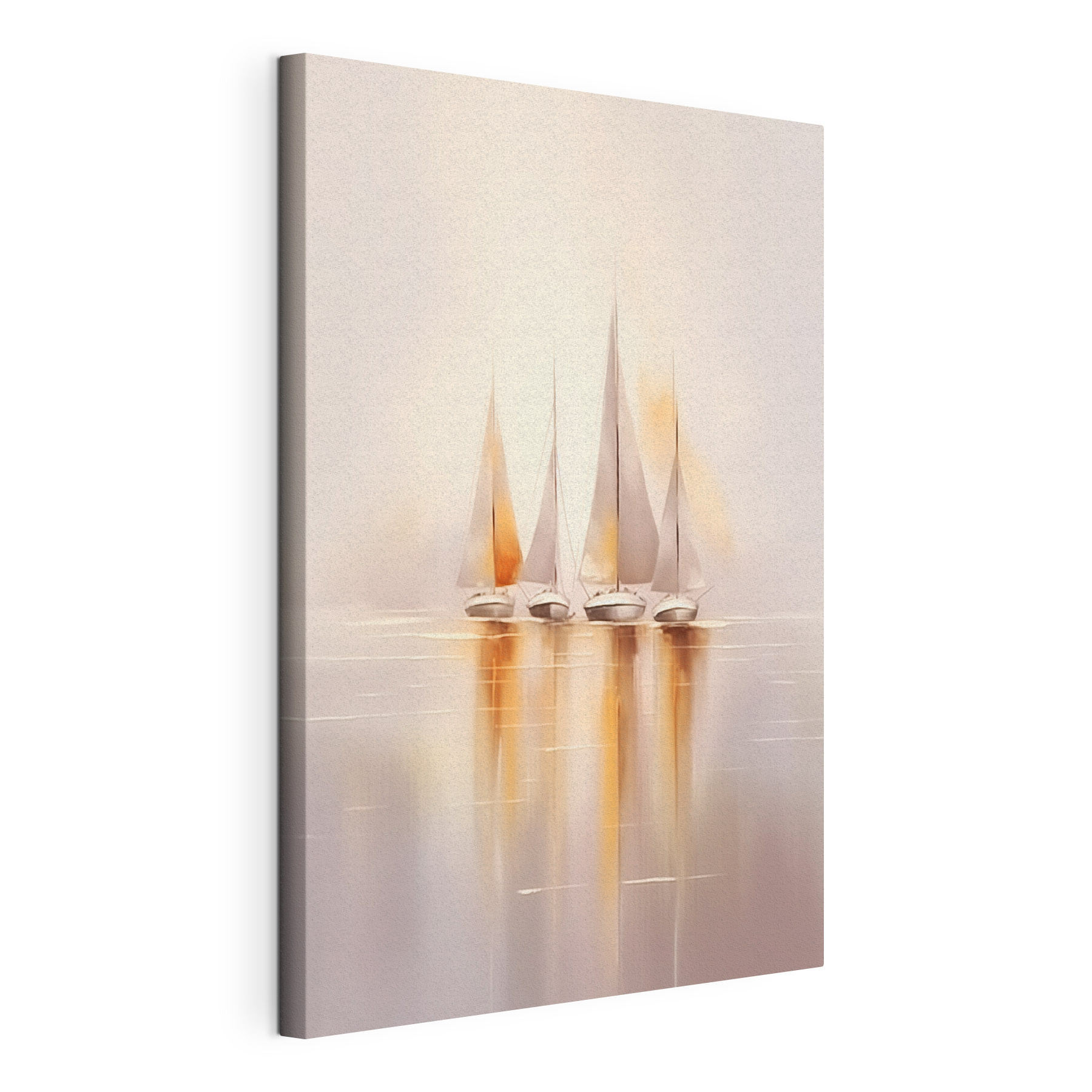 Group of sailboats on water Group of sailboats on water