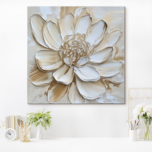 Delicate layers of creamy petals