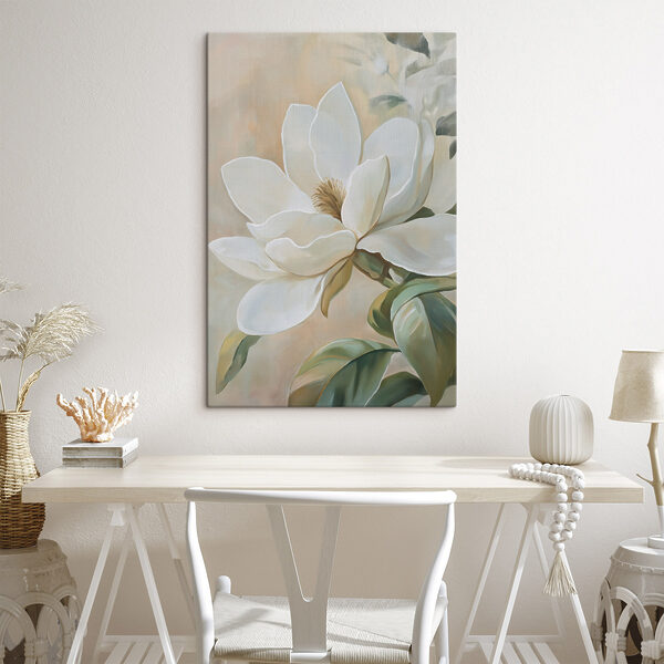 Quadri Quadri Dipinto raffigurante un fiore bianco (COD: s49258)