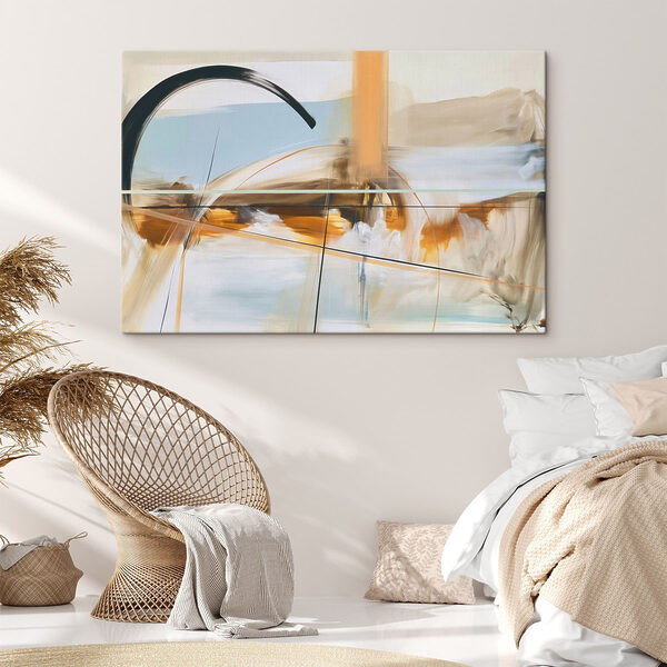 Painting of a curved object Painting of a curved object