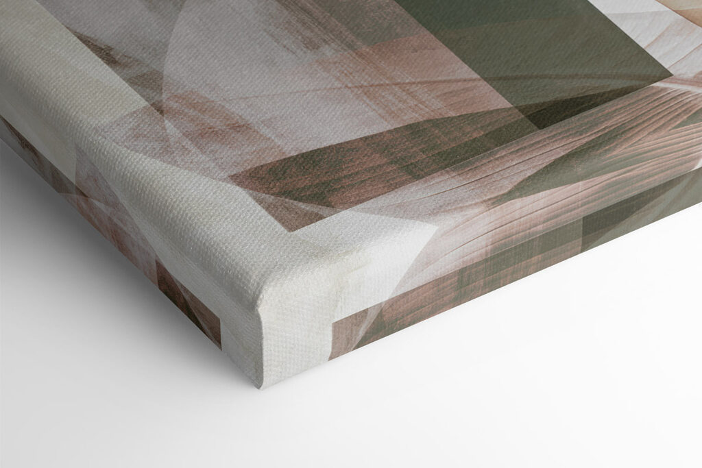 - Elegant leaves in soft tones